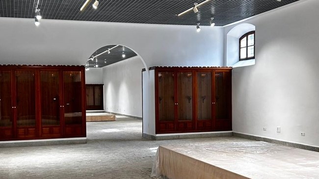 Recepcionadas las obras de las salas que alojarán el museo de carruajes del Centro Militar de Cría Caballar de Écija