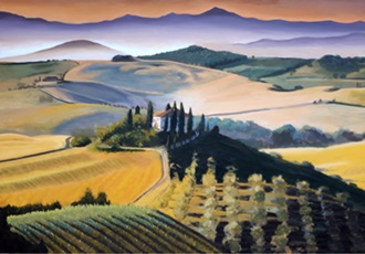 exposición de pinturas de Rosa Lucena y Loli Chanfreut