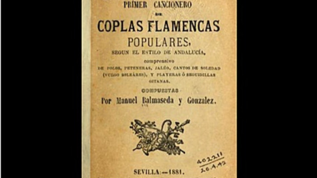 presentación del libro "Primer Cancionero de Coplas Flamencas"