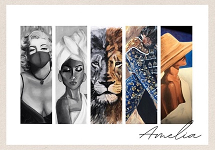 exposición de pintura “Muraday”, de Amelia González Ramírez