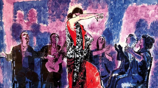 muestra flamenca del artista Francisco Moreno Galván
