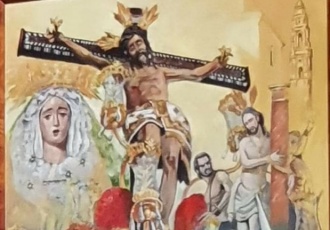 cartel anunciador de la Semana Santa de Écija 2020