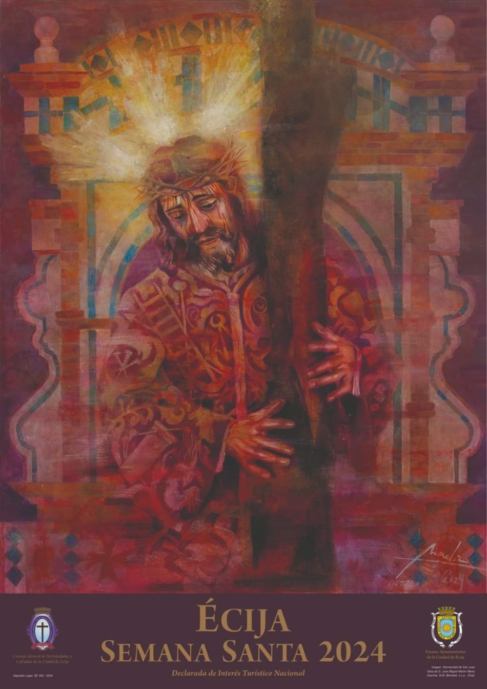 cartel oficial de la Semana Santa de Écija 2024