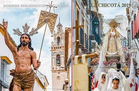 carteles del "Domingo Resurrección" y “La Chicotá” 2019