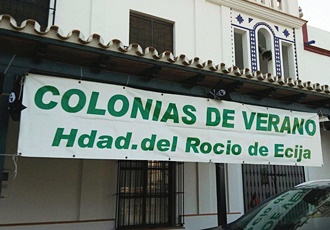 colonias de verano de la Hermandad del Rocío de Écija