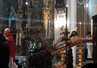 vuelta al culto del Santísimo Cristo de la Salud