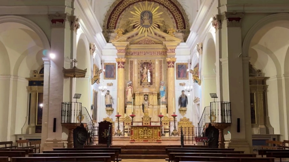 interior Iglesia de Santa Bárbara