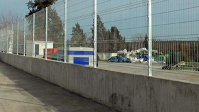 vallado del punto limpio de Cañada Rosal