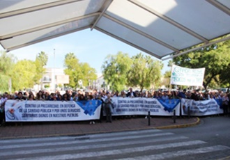 concentración municipios de la comarca en osuna