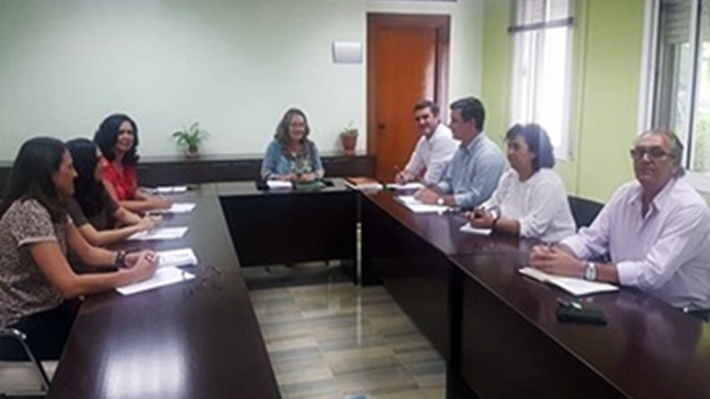 reunion de los alcaldes de la comarca con la junta