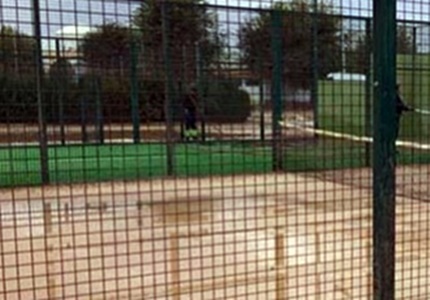 pistas de pádel del Polideportivo Municipal de “El Valle”