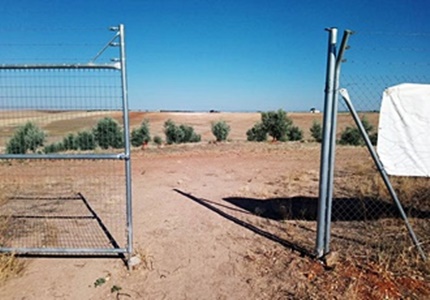 entrada a las instalaciones del Club de Paramotor Écija Vuela