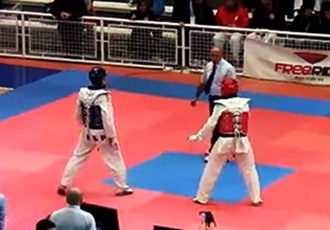 combate taekwondo