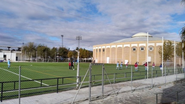 campo de cesped artificial del polideportivo municipal