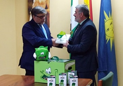 Ecopilas, entrega a la Ciudad de Écija el galardón de líder en reciclaje