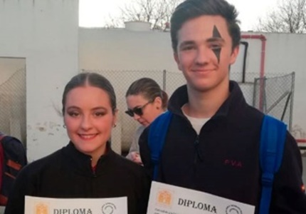 Andrea Farfán y Pablo Varela