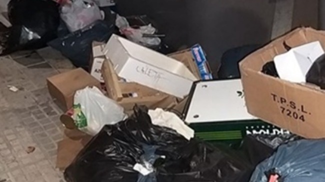 BASURA FUERA DE LOS CONTENEDORES