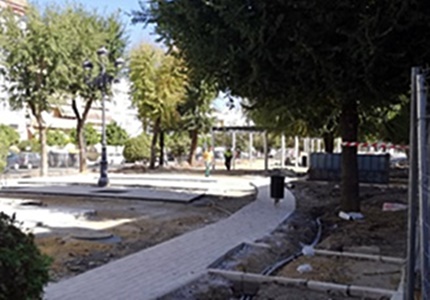 obras del Parque de Andalucía