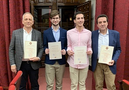 D. Juan García, D. Juan Luis Verdugo, D. Juan Delgado y D. Raimundo Alba.