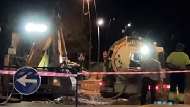 rotura de una tubería principal