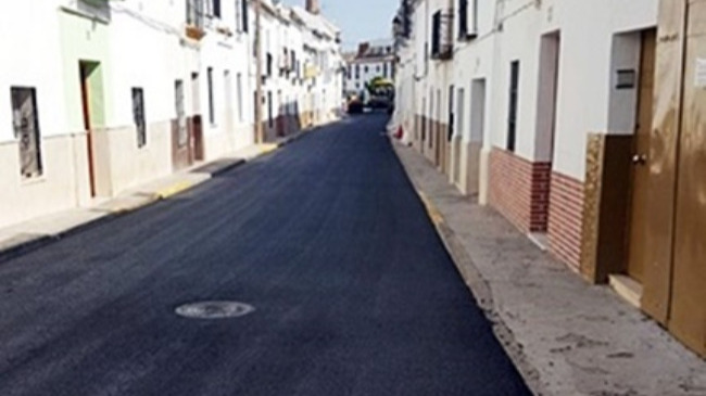 obras de asfaltado de varias calles