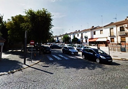 calle Málaga con la calle Nueva