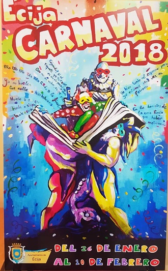 cartel anunciador del Carnaval 2018