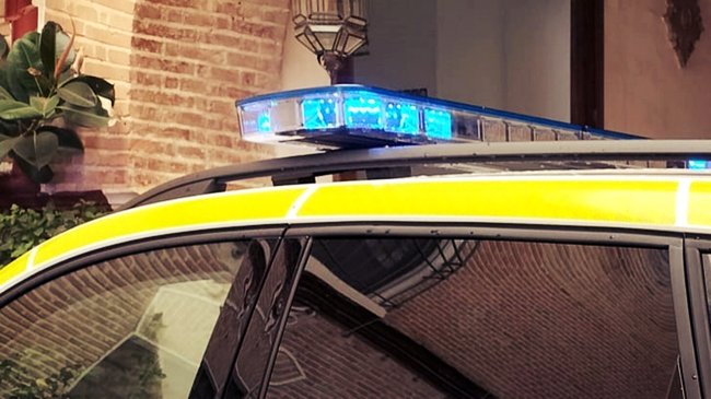 sirena vehiculo policía local