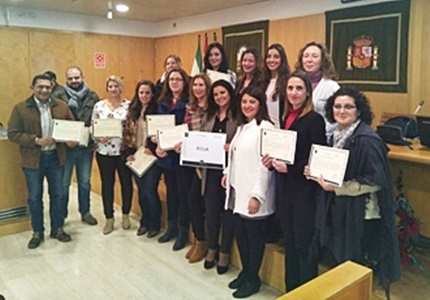 acto de entrega de los diplomas acreditativos