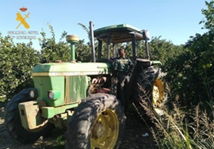 tractor de la huida