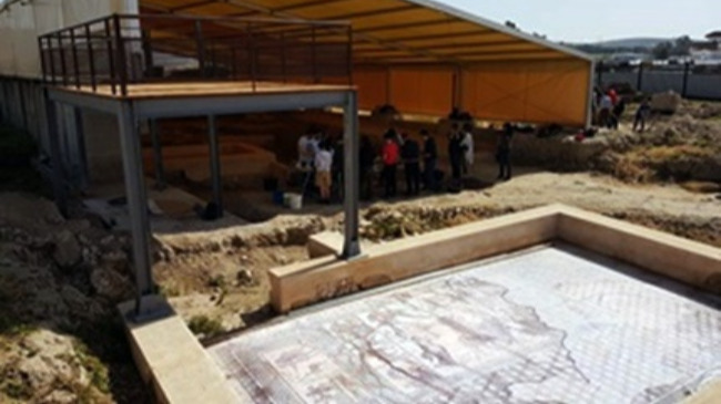 yacimiento arqueológico de la Plaza de Armas del Alcázar de Écija