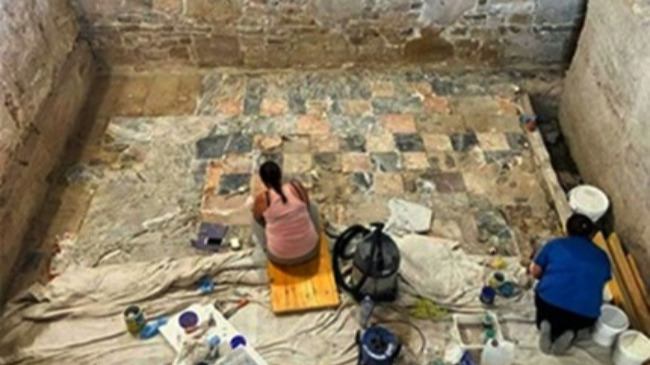 yacimiento arqueológico de la Plaza de Armas del Alcázar Real de Écija