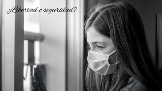 fotografía titulada ¿Libertad o seguridad?