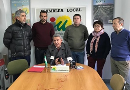 comité local del PCA y del grupo municipal de Izquierda Unida de Écija