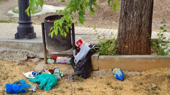 parque de la barriada de Las Moreras
