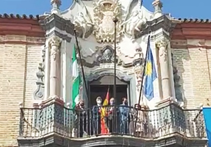 IZADA DE BANDERAS DIA DE ANDALUCIA