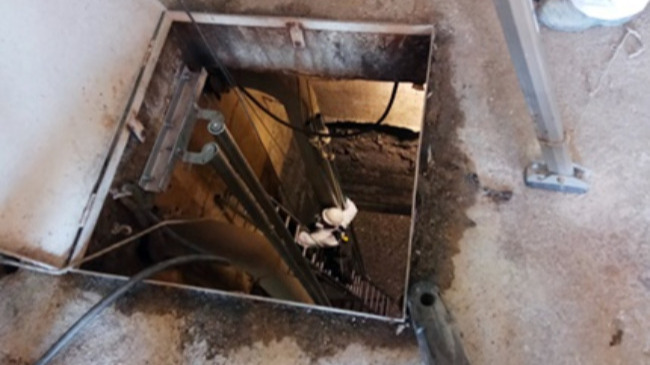 limpieza estación de bombeo al rio genil