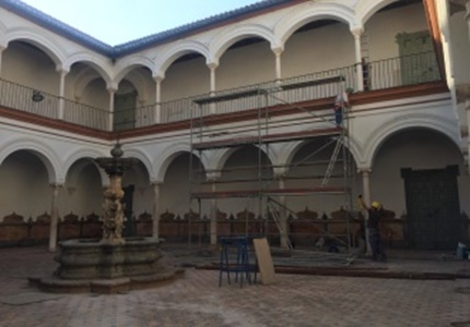 patio peñaflor en obras