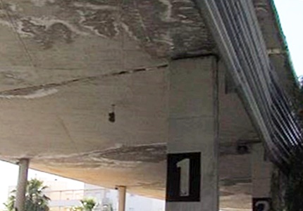 obras en la cubierta de la Estación de Autobuses de Écija