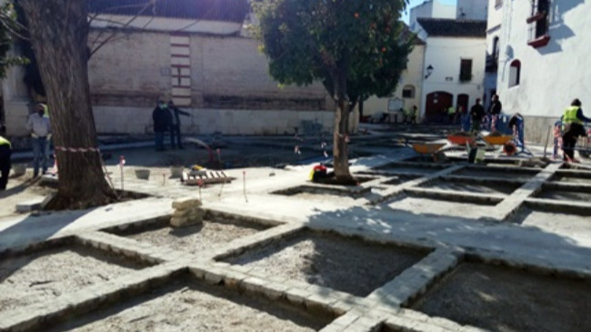 obras de remodelación de la Plaza de San Juan