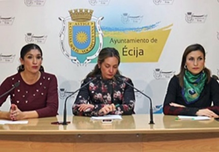 Silvia Heredia, Mónica Bascón y Mª Valle Fernández