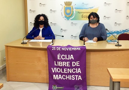 presentacion actividades Día Internacional de la Eliminación de la Violencia contra la Mujer