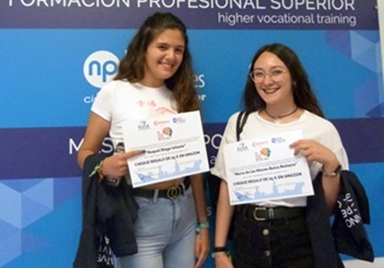 Maria y Raquel alumnas de safa premiadas