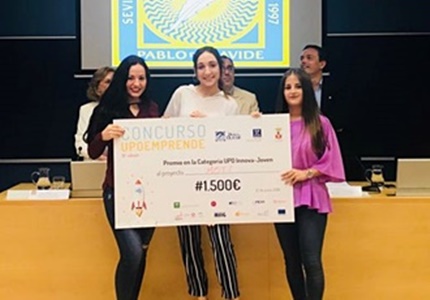 Tania Pérez, Noelia Delgado y Pilar Romero