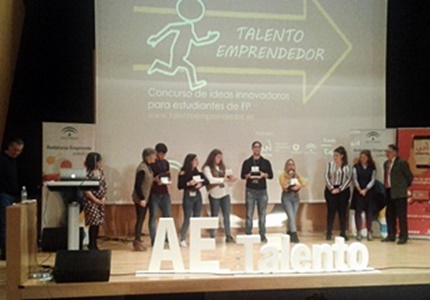 primer premio en el concurso Talento Emprendedor