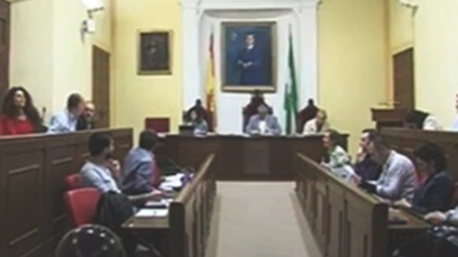 pleno de la corporación municipal de Écija