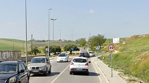 trafico por la ronda del ferrocarril