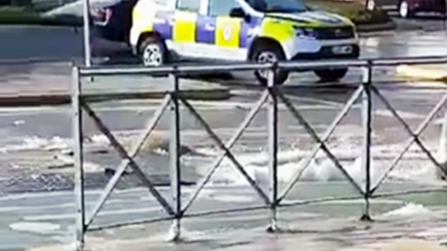 rotura tubería principal de agua potable