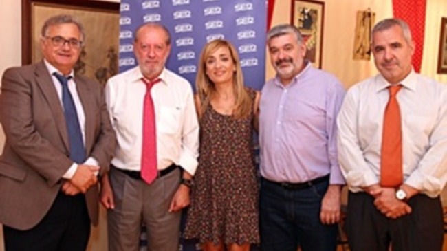 Fernando Rodríguez Villalobos, ha realizado hoy una visita institucional a la localidad sevillana de Écija