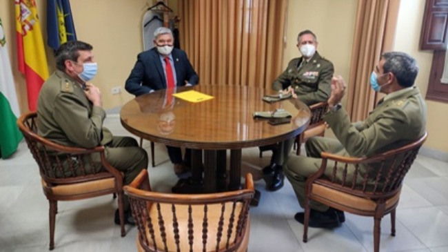 visita del coronel Jesús Ángel García Lidón